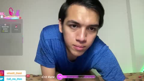 Snapshot of call_me_theo chatting on October 1, 3:07 pm Mateo online show from October 1, 3:07 pm