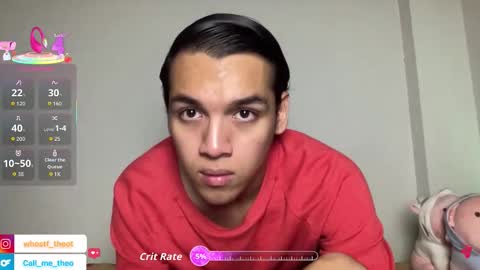 Snapshot of call_me_theo chatting on October 14, 12:06 pm Mateo online show from October 14, 12:06 pm