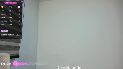 Snapshot of carolblonde chatting on February 23, 4:17 am Char online show from February 23, 4:17 am