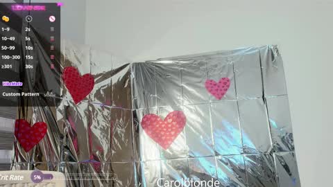 Snapshot of carolblonde chatting on February 28, 6:10 am Char online show from February 28, 6:10 am