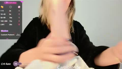 Snapshot of carolblonde chatting on March 5, 8:00 am Char online show from March 5, 8:00 am