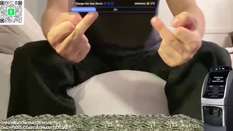 Snapshot of cashmastergrey chatting on February 6, 4:42 am Master Grey online show from February 6, 4:42 am