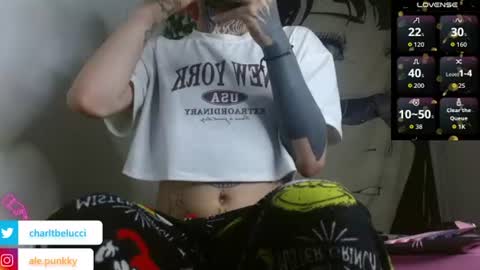 Snapshot of charlotbelucci_ chatting on June 14, 10:06 am Ale punky online show from June 14, 10:06 am