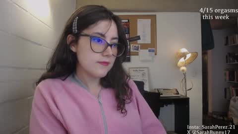 Snapshot of cherrybunny21 chatting on March 5, 4:45 am Sarah Prez online show from March 5, 4:45 am