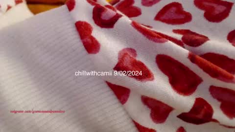 Snapshot of chillwithcamii chatting on February 9, 5:22 pm yoursensualparadise online show from February 9, 5:22 pm