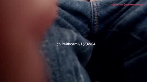 Snapshot of chillwithcamii chatting on February 15, 4:56 pm yoursensualparadise online show from February 15, 4:56 pm