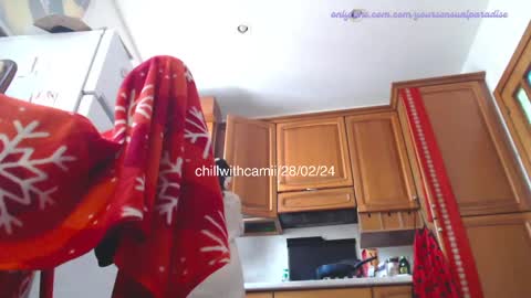 Snapshot of chillwithcamii chatting on March 1, 10:13 am yoursensualparadise online show from March 1, 10:13 am