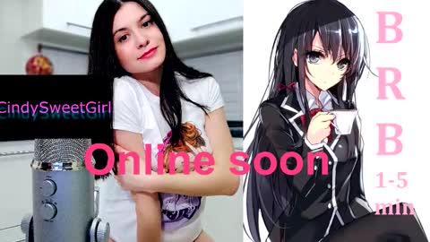Cindy    online show from September 15, 12:38 pm
