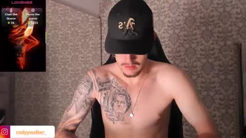 Snapshot of codyywalker chatting on December 16, 5:29 pm Cody Walker online show from December 16, 5:29 pm