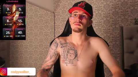 Cody Walker online show from December 18, 6:03 pm