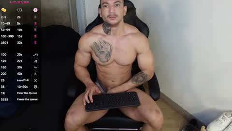 colombianmuscle8 online show from July 22, 3:37 pm