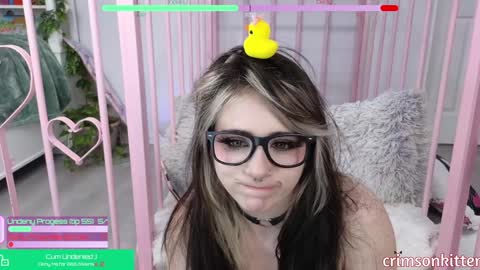 Snapshot of crimsonkitten chatting on January 18, 7:17 am Crimson Kitten online show from January 18, 7:17 am