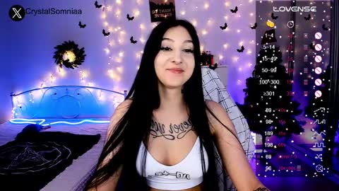 Snapshot of crystalsomnia chatting on December 22, 4:39 am Sasha Make me moan with patterns good music here online show from December 22, 4:39 am