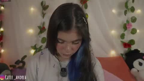 Snapshot of cutee_andrea chatting on July 12, 3:08 am Andrea 3 online show from July 12, 3:08 am