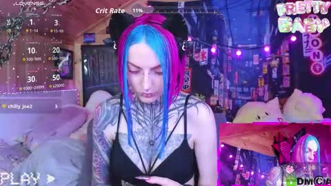 Snapshot of cybernekko chatting on October 23, 5:07 am Neko online show from October 23, 5:07 am