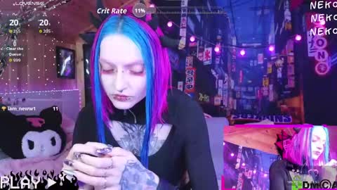 Snapshot of cybernekko chatting on April 11, 5:34 am Neko online show from April 11, 5:34 am