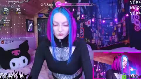 Snapshot of cybernekko chatting on April 12, 5:01 am Neko online show from April 12, 5:01 am