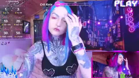 Snapshot of cybernekko chatting on April 19, 5:07 am Neko online show from April 19, 5:07 am