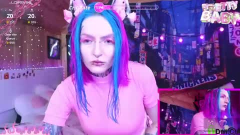 Snapshot of cybernekko chatting on April 25, 5:21 am Neko online show from April 25, 5:21 am