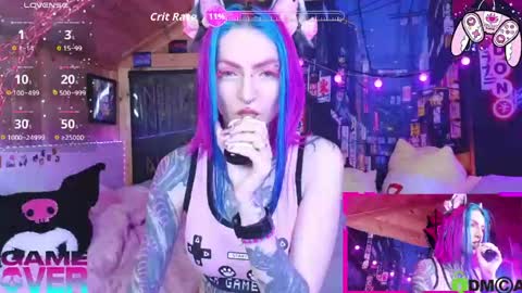 Snapshot of cybernekko chatting on May 2, 5:12 am Neko online show from May 2, 5:12 am