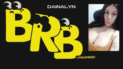 Snapshot of dainalyn chatting on February 18, 11:19 pm Daina online show from February 18, 11:19 pm