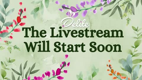 DeLite  Next stream on Wednesday or Thurdsay  online show from April 30, 7:58 am