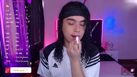 Snapshot of derek_grey1 chatting on February 7, 5:40 pm Derek independent online show from February 7, 5:40 pm