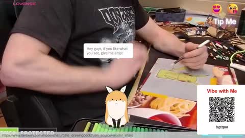 Snapshot of drawingcock chatting on January 17, 3:43 pm drawingcock online show from January 17, 3:43 pm