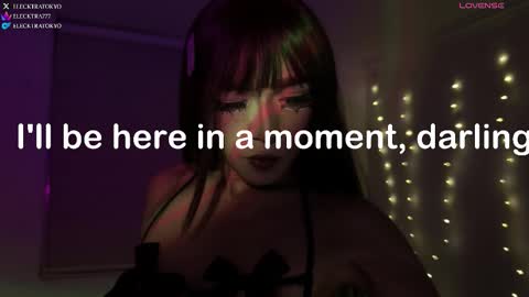 Snapshot of elecktra_tokyo chatting on October 22, 3:51 am ELECKTRA online show from October 22, 3:51 am