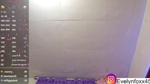 evelyn Foxx new account online show from February 27, 7:34 am