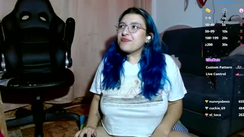 Snapshot of evethereal chatting on February 23, 9:11 am Blue Eva. online show from February 23, 9:11 am