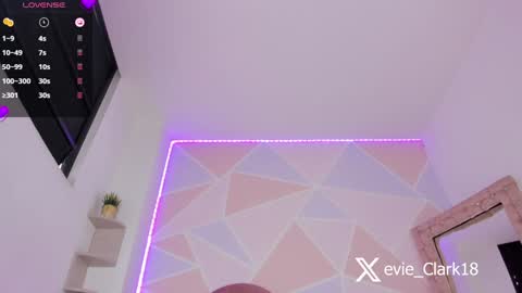 Snapshot of evie_clark_ chatting on December 6, 5:44 pm My name is Evie nice to meet you really get to know me better private is open online show from December 6, 5:44 pm