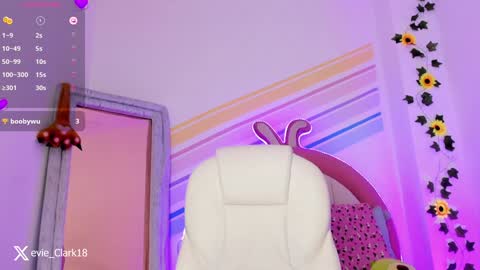 Snapshot of evie_clark_ chatting on January 7, 4:16 pm My name is Evie nice to meet you really get to know me better private is open online show from January 7, 4:16 pm