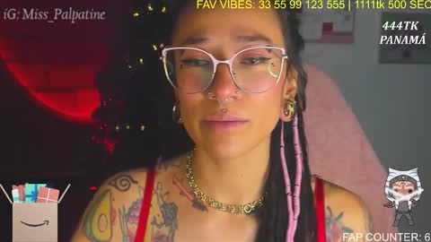 Snapshot of evil_miss_palpatin chatting on December 15, 11:42 pm Lucia Ilich.... IG miss palpatine NEXT SHOW 200724 online show from December 15, 11:42 pm