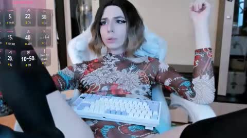 Snapshot of femalexa chatting on October 29, 5:04 pm Alexa online show from October 29, 5:04 pm