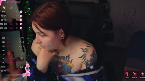 Snapshot of foxgirlandmerguis chatting on December 2, 2:08 pm Belinda online show from December 2, 2:08 pm