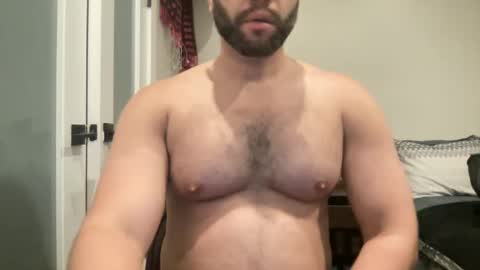 Snapshot of fuckyeahcoach chatting on January 2, 9:54 am Muscle Bear Jock in Training online show from January 2, 9:54 am