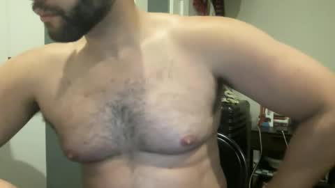 Snapshot of fuckyeahcoach chatting on January 5, 1:35 am Muscle Bear Jock in Training online show from January 5, 1:35 am