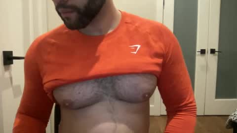 Snapshot of fuckyeahcoach chatting on January 7, 10:22 am Muscle Bear Jock in Training online show from January 7, 10:22 am