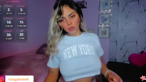 Snapshot of gabby_prieto chatting on June 20, 12:47 am Gaby online show from June 20, 12:47 am