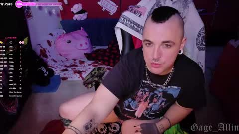 Snapshot of gage_allin chatting on September 16, 4:19 pm Gage Allin AKA Alpha Pussy online show from September 16, 4:19 pm