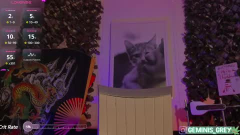 Snapshot of geminis_grey chatting on February 16, 6:32 am Geminis online show from February 16, 6:32 am