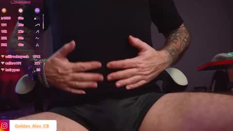 Snapshot of golden_alex chatting on February 11, 8:26 am Alex online show from February 11, 8:26 am