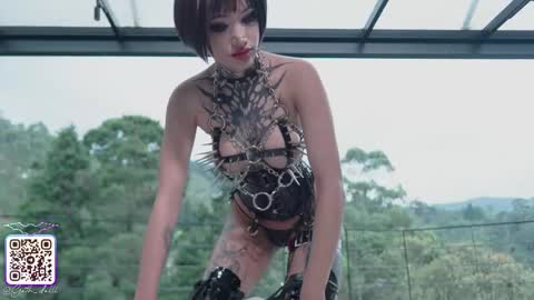 Snapshot of goth_dolll chatting on April 30, 7:31 pm sophie Special celebration a the beach 300k followers 3011 and 0112 online show from April 30, 7:31 pm