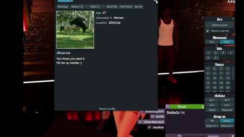 Snapshot of grs08 chatting on October 2, 11:12 pm Stella online show from October 2, 11:12 pm