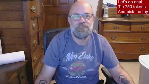 HairyDaddyBear69 online show from November 1, 12:40 pm