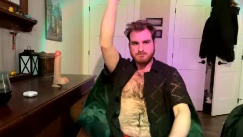 Snapshot of hairygayjay chatting on February 7, 7:07 am Jay online show from February 7, 7:07 am