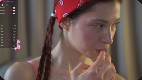 Snapshot of happyvivy chatting on January 31, 10:20 am Vivy online show from January 31, 10:20 am