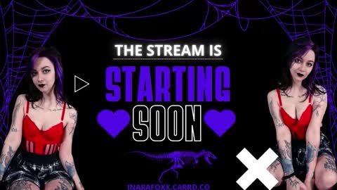 Snapshot of inarafoxxx chatting on January 8, 2:58 am Inarafoxx online show from January 8, 2:58 am