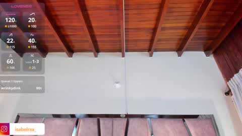 Snapshot of isabel_roux chatting on January 27, 3:04 am Isabel online show from January 27, 3:04 am